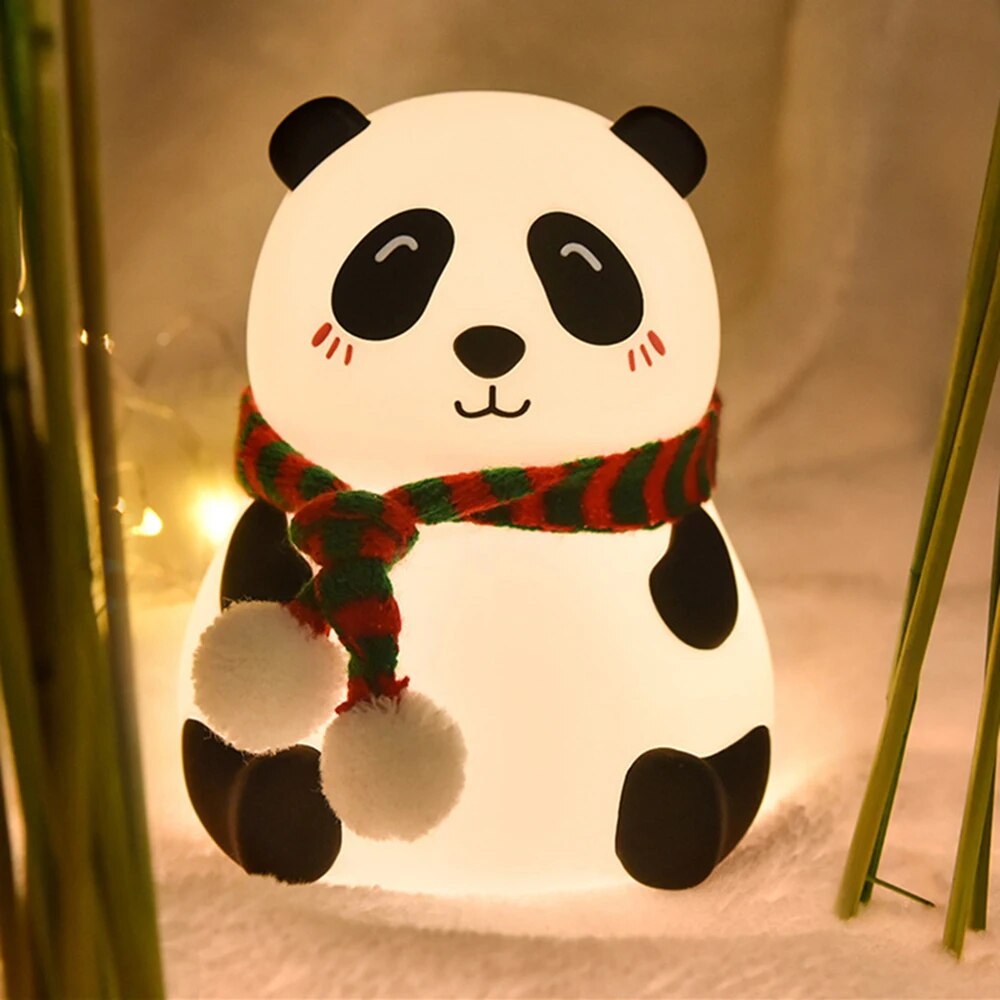 Mini Panda 7 Color Charging Lamp
