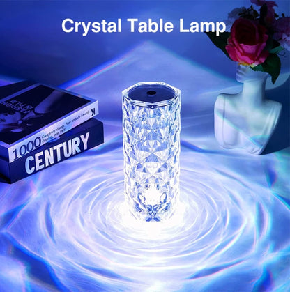 LED Crystal Table Lamp