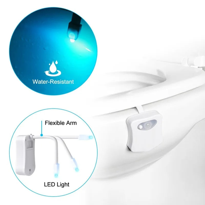 Smart Motion Sensor Toilet Seat Night Light