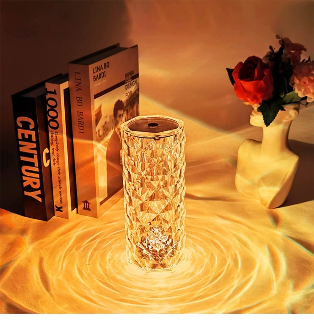 LED Crystal Table Lamp