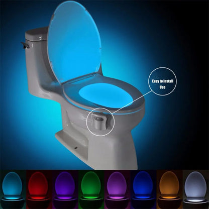 Smart Motion Sensor Toilet Seat Night Light